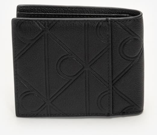 کیف پول مردانه Calvin Klein مشکی XL Emblem AOP Emboss کیف پول مردانه Calvin Klein مشکی XL Emblem AOP Emboss