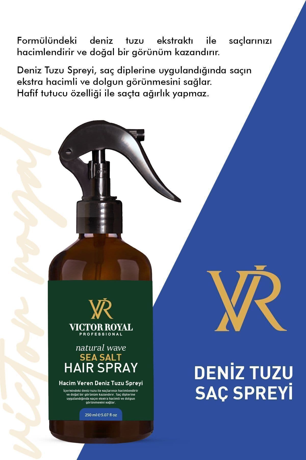 اسپری موی نمک دریایی حجمدهنده Victor Royal 250 ml اسپری موی نمک دریایی حجمدهنده Victor Royal 250 ml