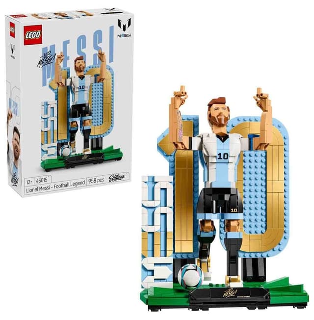 لگو Editions Lionel Messi دکوراتیو افسانه فوتبال مدل 43015 لگو Editions Lionel Messi دکوراتیو افسانه فوتبال مدل 43015