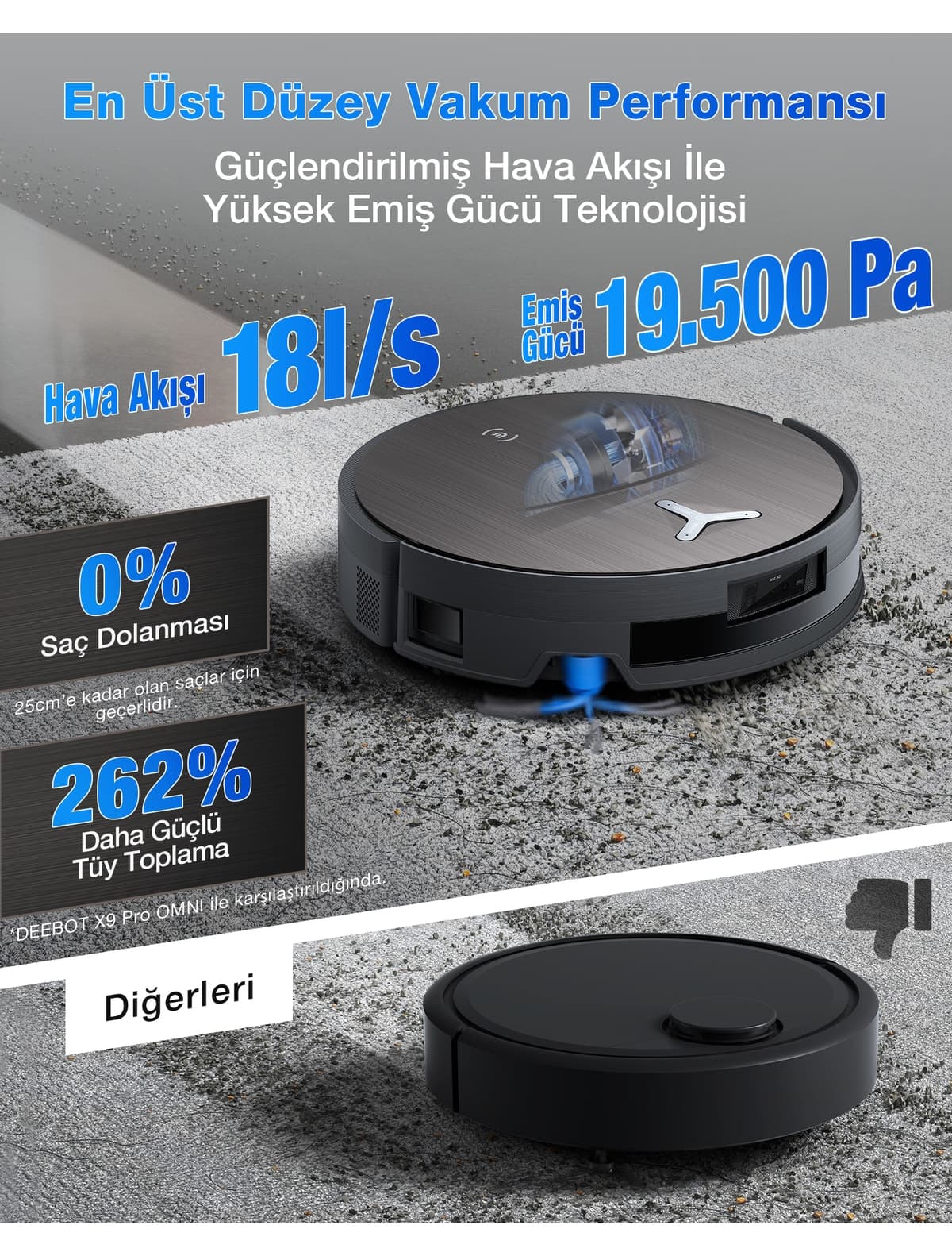 جاروب رباتی Ecovacs با 2 عدد محلول 1 Lt مدل Deebot X11 OmniCyclone جاروب رباتی Ecovacs با 2 عدد محلول 1 Lt مدل Deebot X11 OmniCyclone