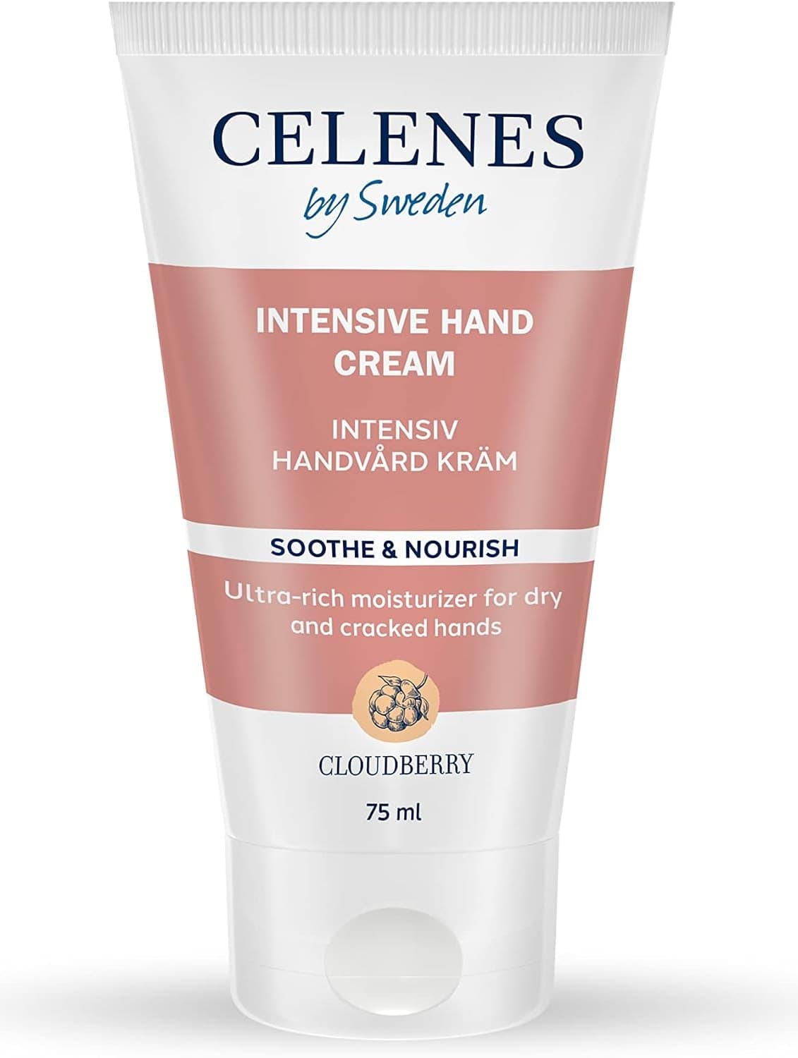 کرم دست Celenes By Sweden ضد پیری فشرده Cloudberry مدل 5160020 75ml کرم دست Celenes By Sweden ضد پیری فشرده Cloudberry مدل 5160020 75ml