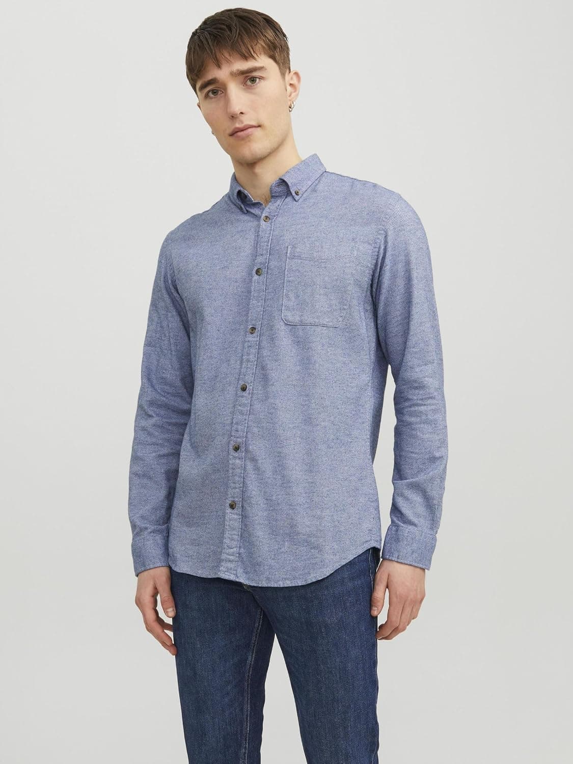 پیراهن مردانه JACK & JONES CLASSIC MELANGE پیراهن مردانه JACK & JONES CLASSIC MELANGE