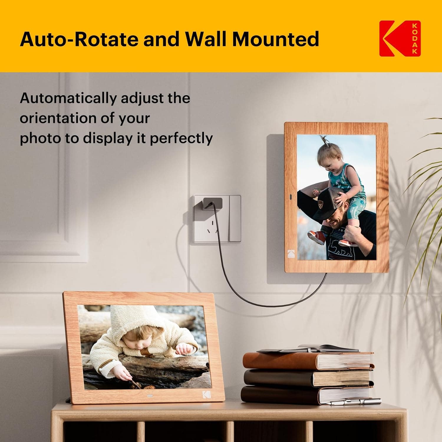 قاب عکس دیجیتال KODAK 10 اینچی بیسیم کنترلدار HD IPS قاب عکس دیجیتال KODAK 10 اینچی بیسیم کنترلدار HD IPS