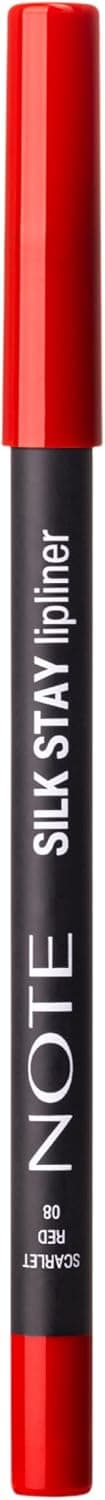 مداد لب ضدآب ابریشمی Note Cosmetics رنگ 08 Scarlet Red مداد لب ضدآب ابریشمی Note Cosmetics رنگ 08 Scarlet Red