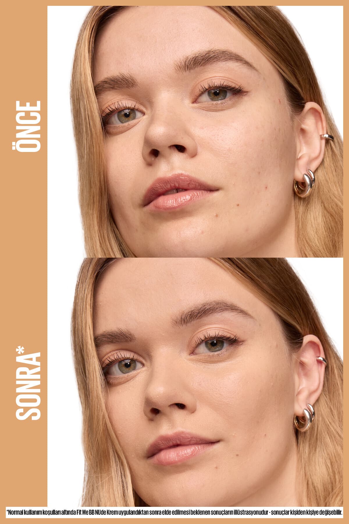 کرم بیبی مرطوبکننده SPF50 Maybelline New York Fit Me Nude با تناژ خنثی روشن کرم بیبی مرطوبکننده SPF50 Maybelline New York Fit Me Nude با تناژ خنثی روشن