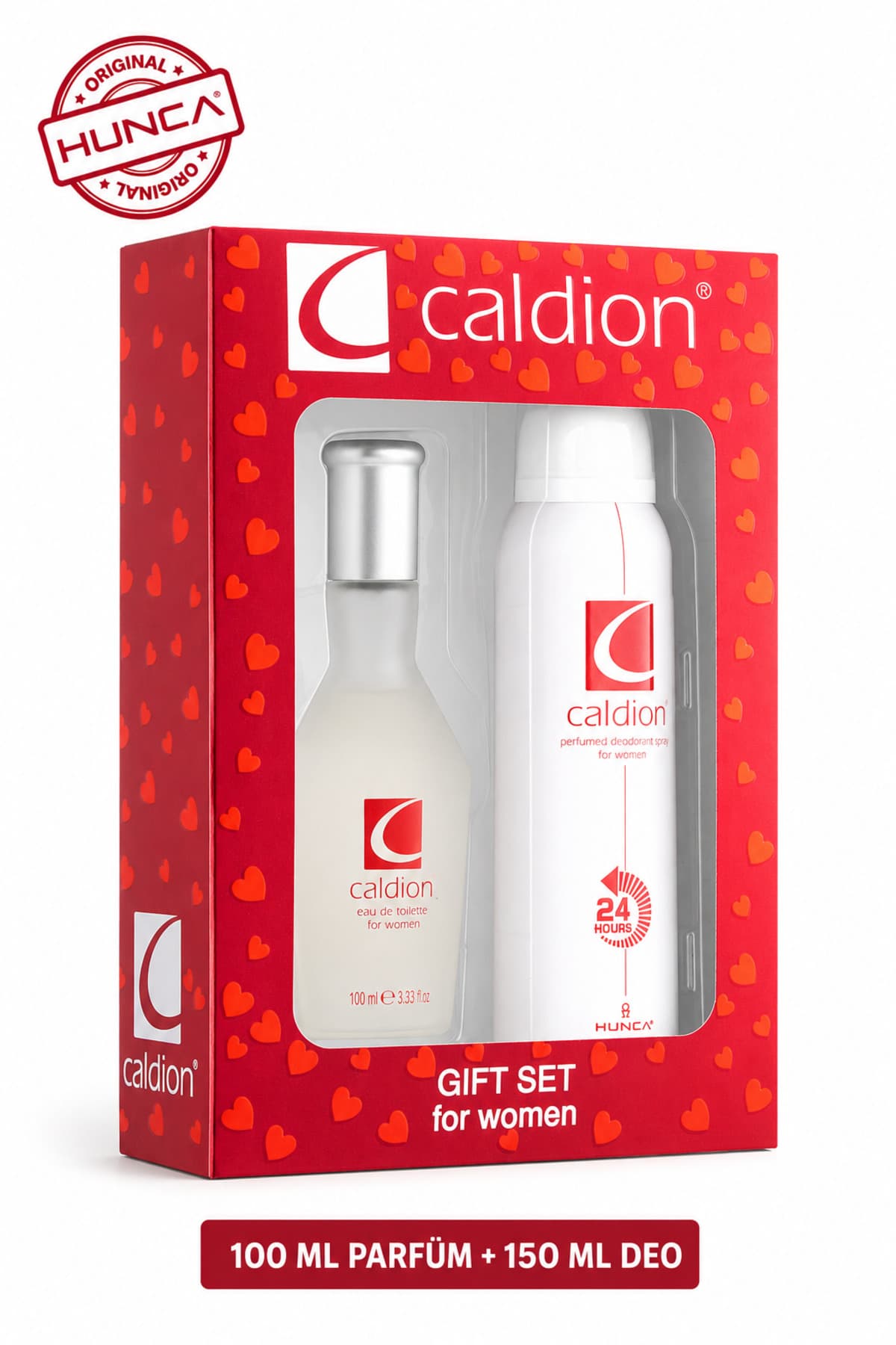 ست عطر و دئودورانت زنانه Caldion 100ml+150 Ml ست عطر و دئودورانت زنانه Caldion 100ml+150 Ml