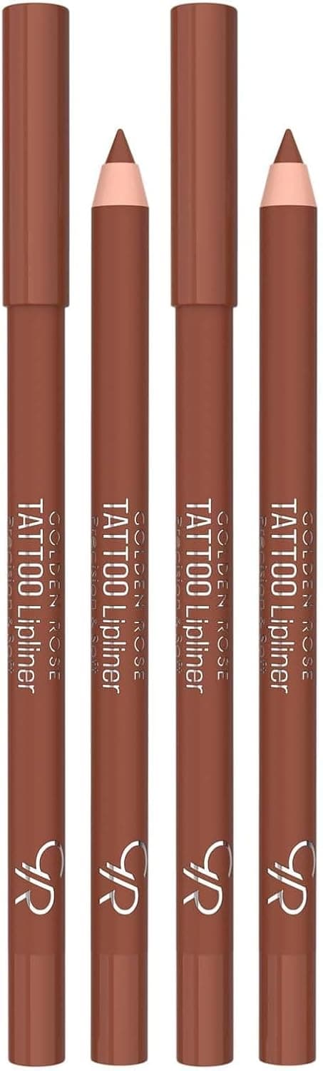 خط لب ضدآب ماندگار Golden Rose مدل 206 Toffee، بسته 2 عددی خط لب ضدآب ماندگار Golden Rose مدل 206 Toffee، بسته 2 عددی