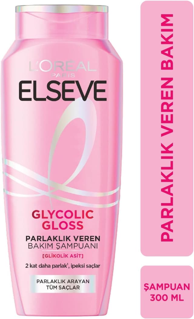 شامپو مراقبتی براقکننده ELSEVE سری Glycolic Gloss 300ml شامپو مراقبتی براقکننده ELSEVE سری Glycolic Gloss 300ml