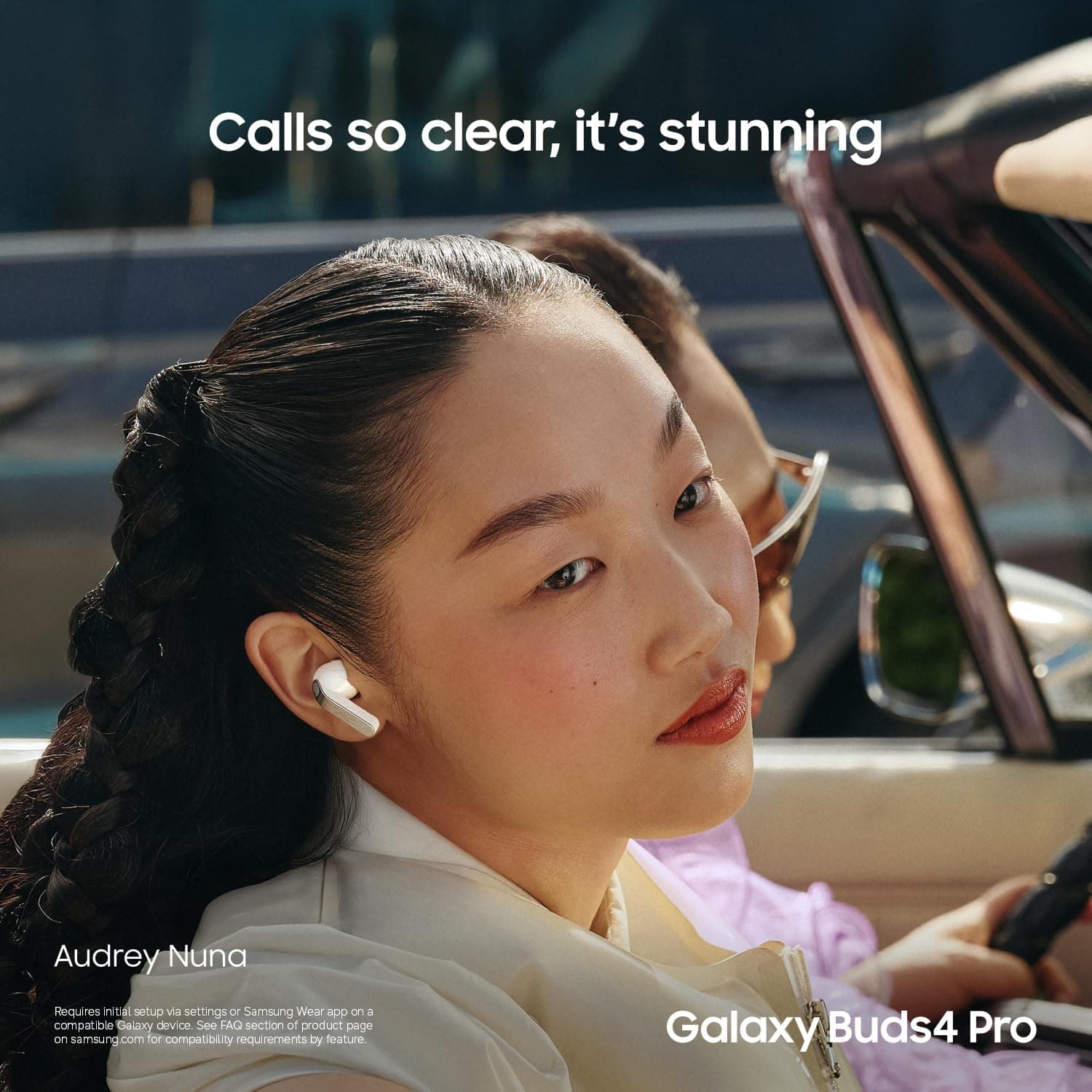 ایرفون بیسیم Samsung مدل Galaxy Buds 4 Pro سفید با حذف نویز ایرفون بیسیم Samsung مدل Galaxy Buds 4 Pro سفید با حذف نویز