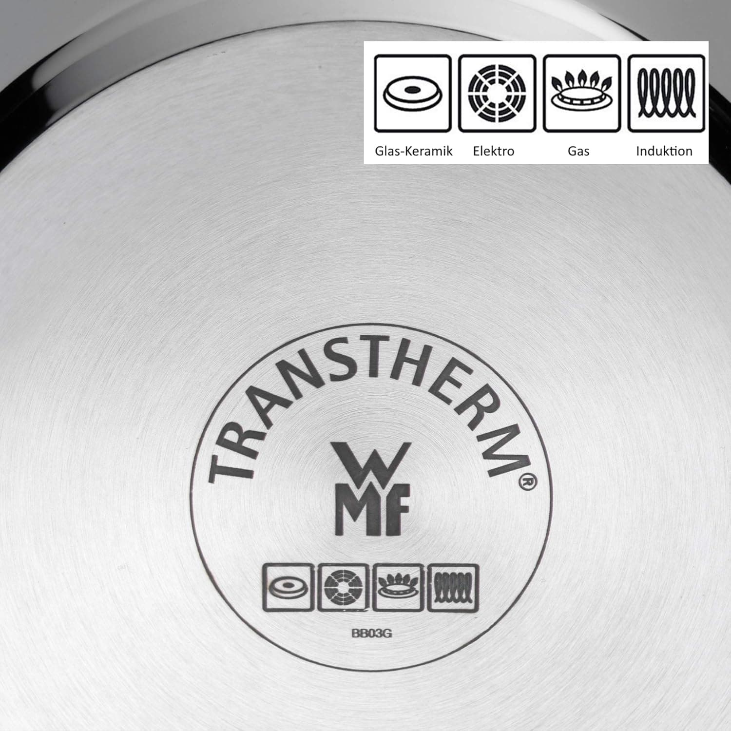 قابلمه کوچک WMF دربدار 14 cm 0.9 L Cromargan استیل ضدزنگ مناسب اجاق القایی قابلمه کوچک WMF دربدار 14 cm 0.9 L Cromargan استیل ضدزنگ مناسب اجاق القایی