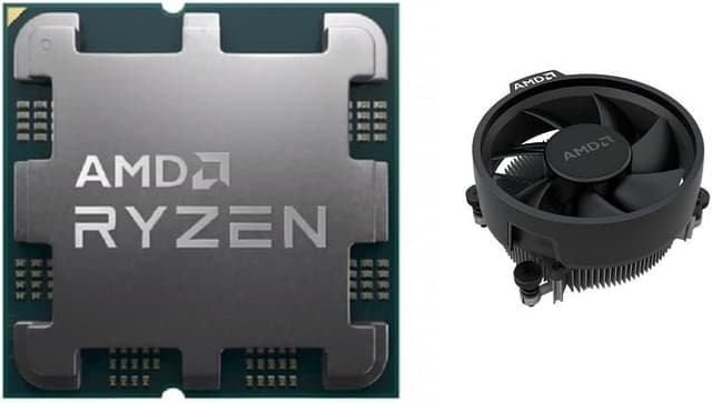 پردازنده AMD Ryzen 5 7500F سوکت AM5 بدون جعبه با فن خنککننده پردازنده AMD Ryzen 5 7500F سوکت AM5 بدون جعبه با فن خنککننده