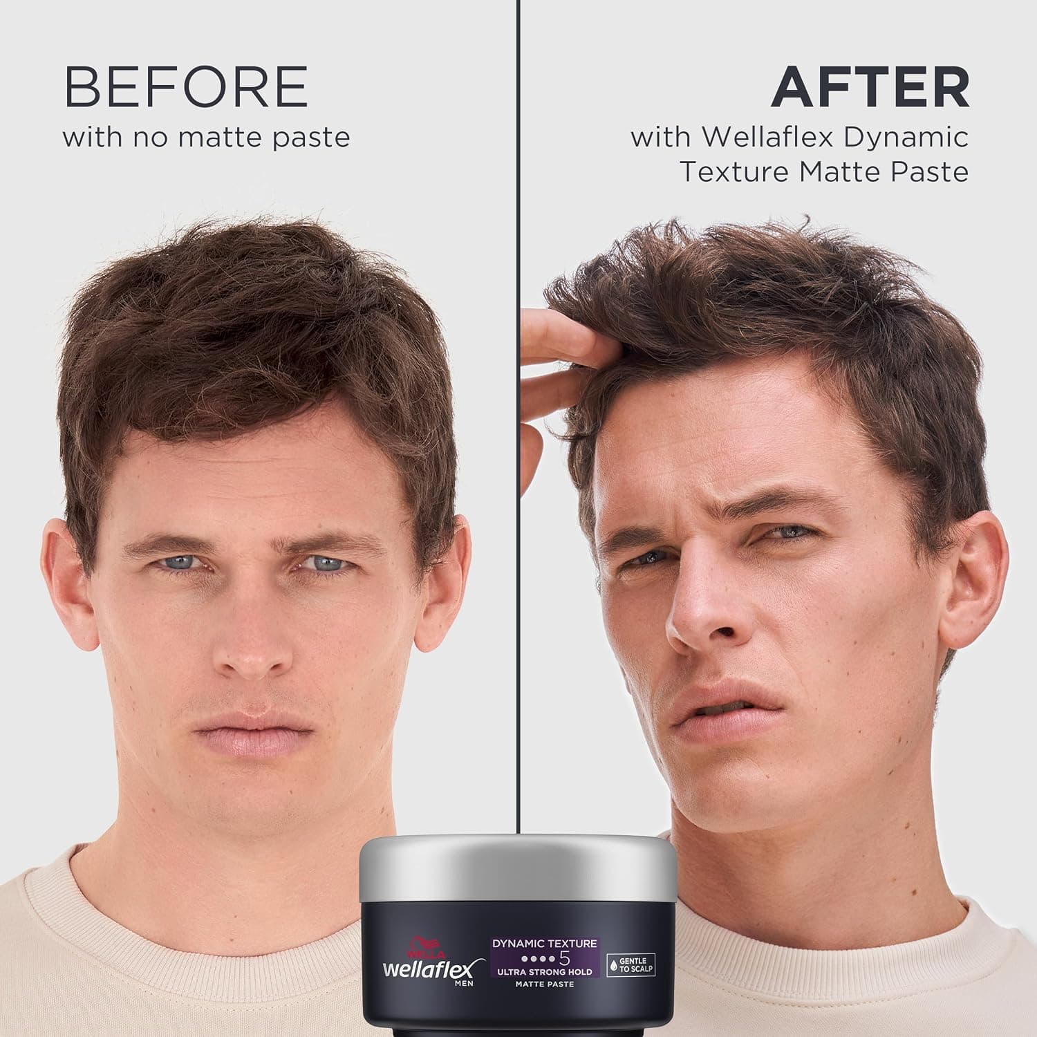 واکس حالتدهنده مو مردانه Wella Wellaflex مات 75ml واکس حالتدهنده مو مردانه Wella Wellaflex مات 75ml