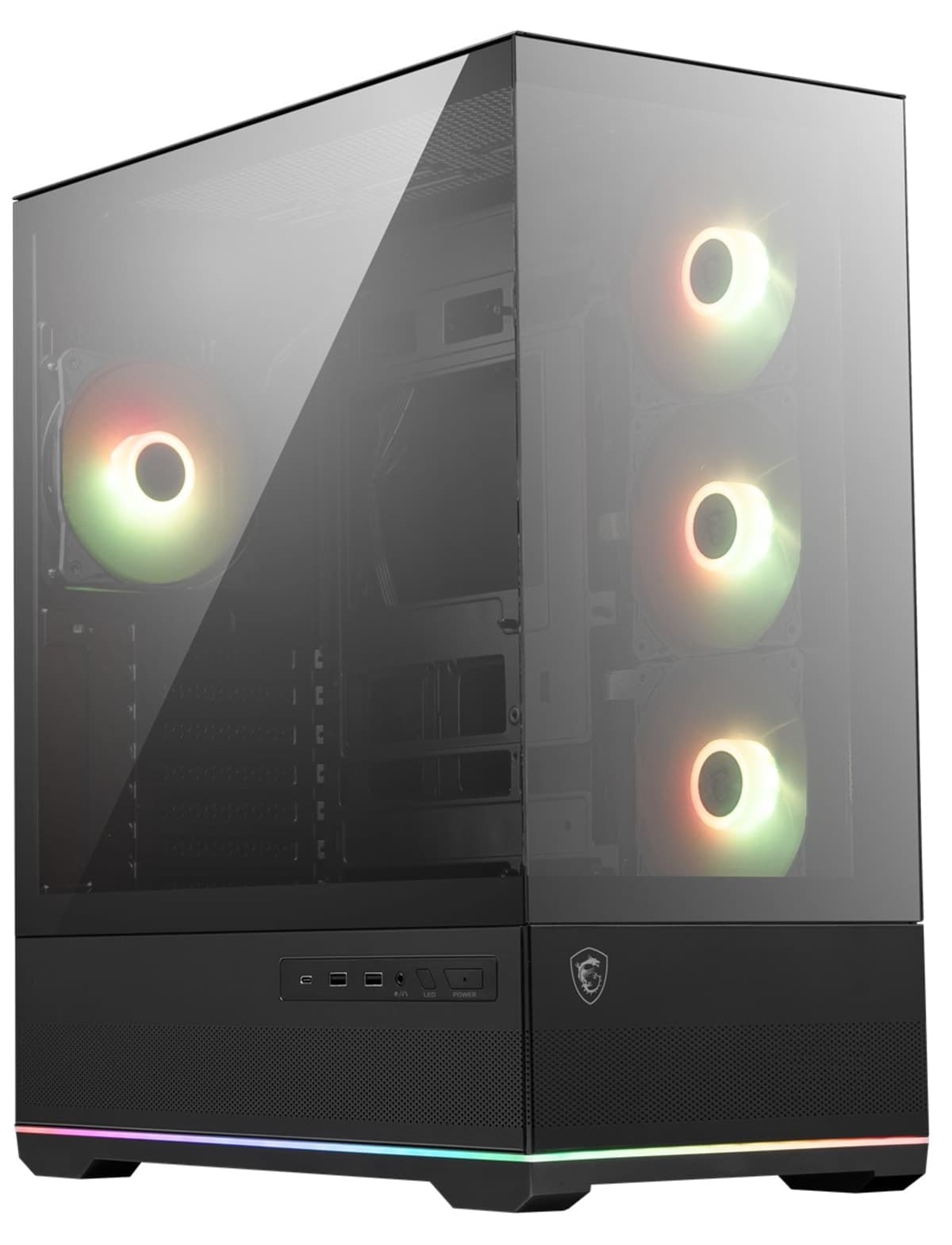 کیس گیمینگ MSI مدل MAG PANO 110R PZ مشکی 4 فن ARGB کیس گیمینگ MSI مدل MAG PANO 110R PZ مشکی 4 فن ARGB