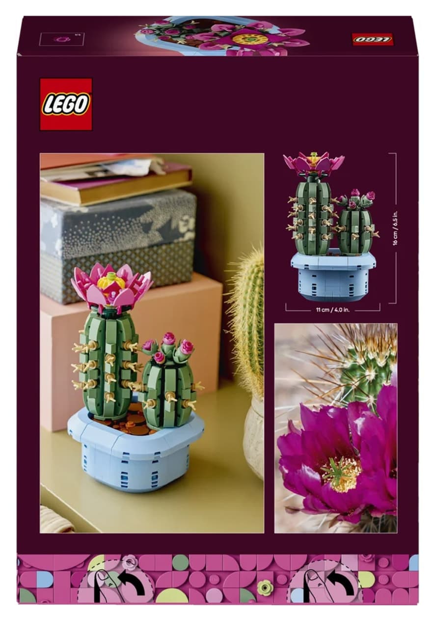 لگو Botanicals کاکتوس گلدار مدل 11509 بالای 9 سال 482 قطعه لگو Botanicals کاکتوس گلدار مدل 11509 بالای 9 سال 482 قطعه