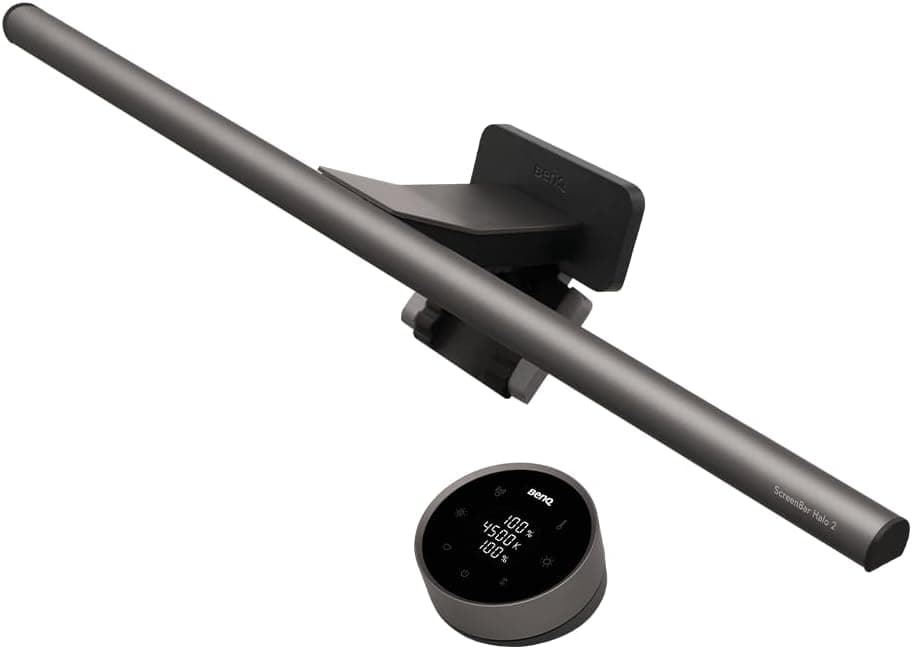 چراغ LED مانیتور BenQ ScreenBar Pro نقرهای با حسگر حرکتی چراغ LED مانیتور BenQ ScreenBar Pro نقرهای با حسگر حرکتی