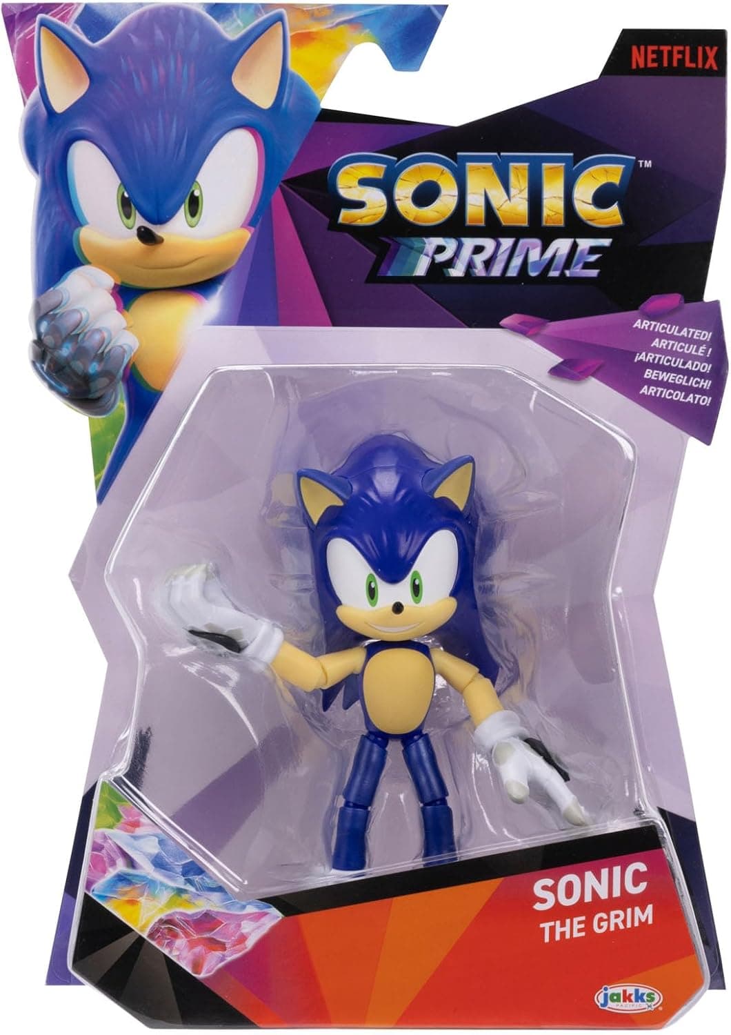 اکشن فیگور JAKKS Pacific مدل SONIC THE HEDGEHOG Prime - Grim، 5-inch با 13 مفصل حرکتی اکشن فیگور JAKKS Pacific مدل SONIC THE HEDGEHOG Prime - Grim، 5-inch با 13 مفصل حرکتی