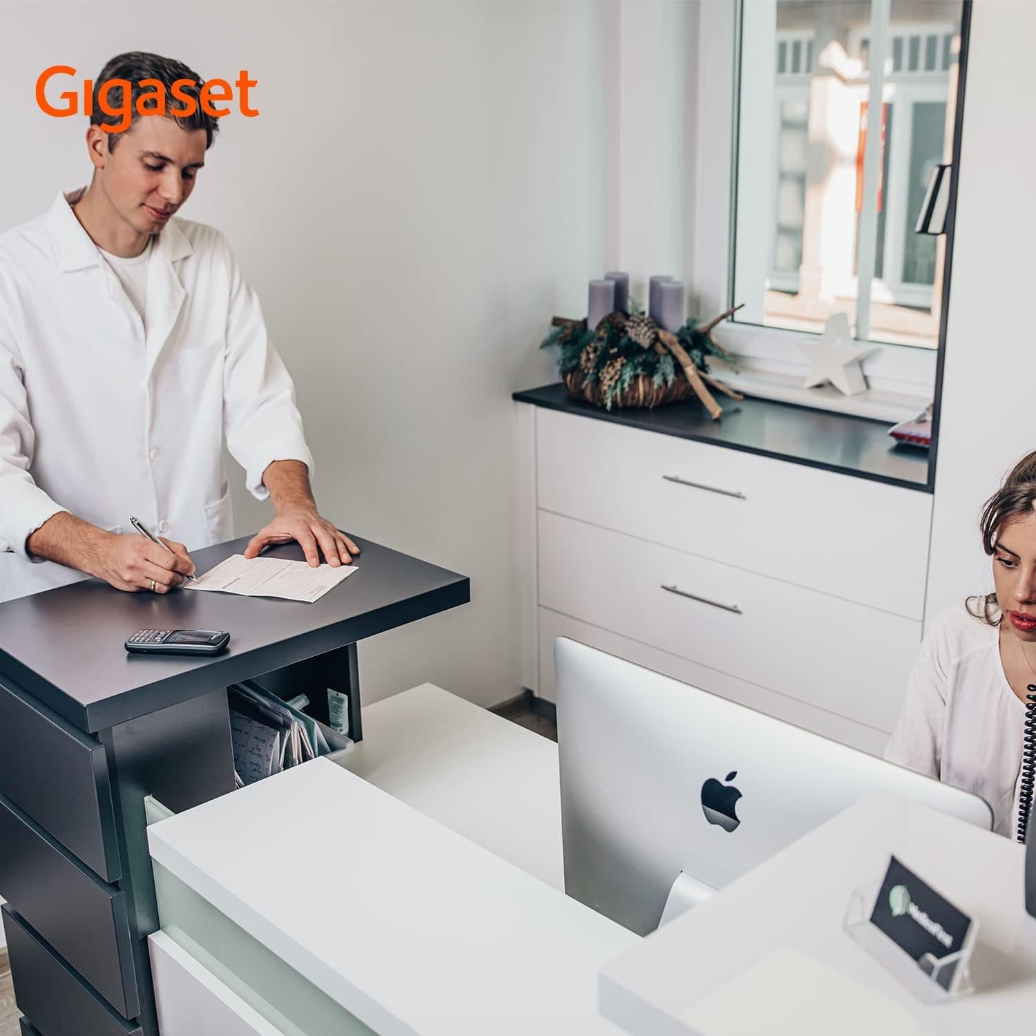 تلفن بیسیم DECT تجاری Gigaset صفحهنمایش رنگی بلوتوث مدل SL800H PRO آنتراسیت تلفن بیسیم DECT تجاری Gigaset صفحهنمایش رنگی بلوتوث مدل SL800H PRO آنتراسیت
