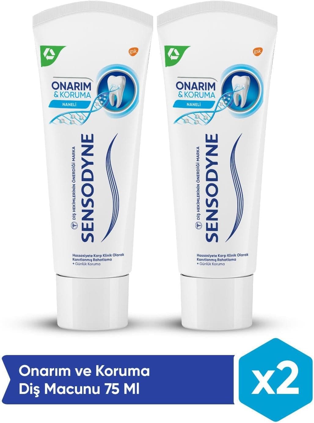 خمیردندان Sensodyne سفیدکننده و محافظت کامل 50 ml خمیردندان Sensodyne سفیدکننده و محافظت کامل 50 ml