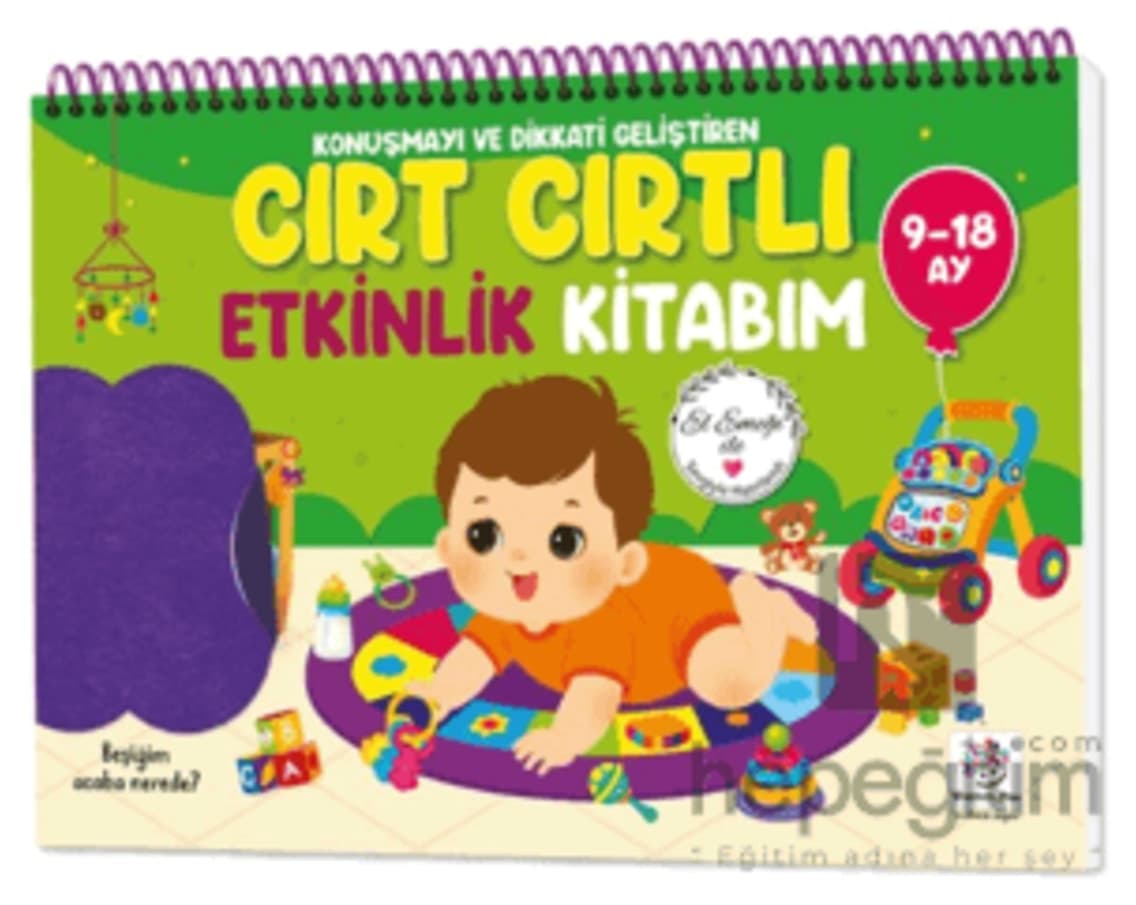 کتاب فعالیت yükselen zeka نخستین ولکرو و نمدی 9-18 ماه کتاب فعالیت yükselen zeka نخستین ولکرو و نمدی 9-18 ماه