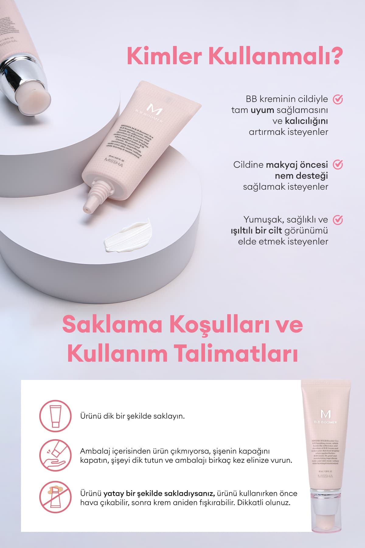 پرایمر آرایشی Missha با جلوه درخشان و روشن مدل M B.B Boomer 20ml پرایمر آرایشی Missha با جلوه درخشان و روشن مدل M B.B Boomer 20ml
