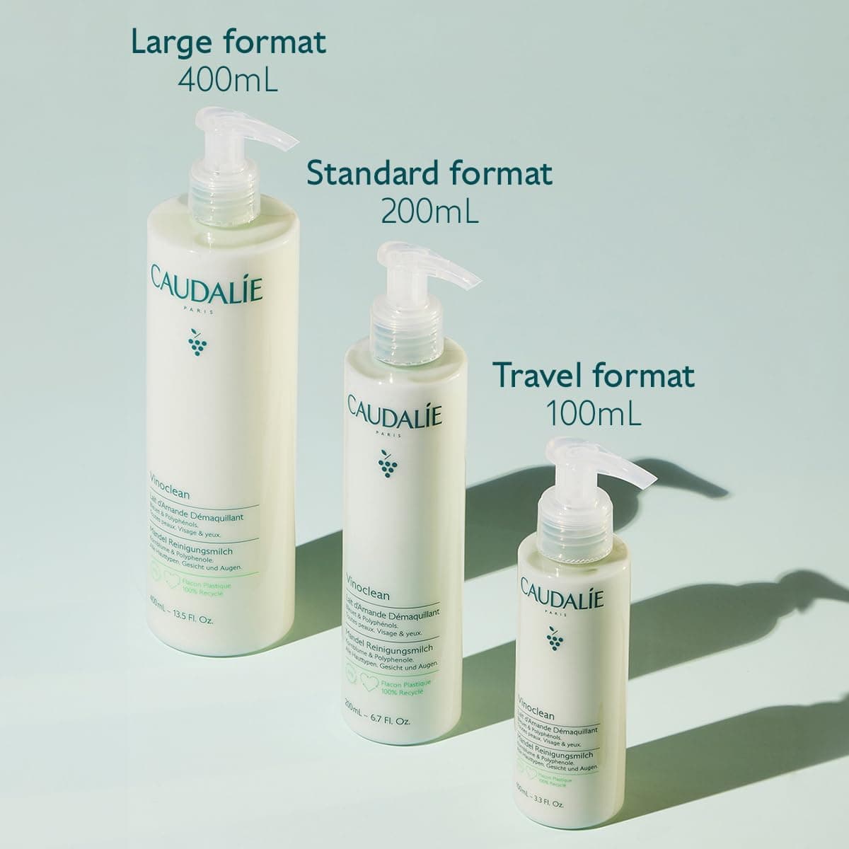 شیر پاککننده Caudalie بادامی Vinoclean 200 ml شیر پاککننده Caudalie بادامی Vinoclean 200 ml