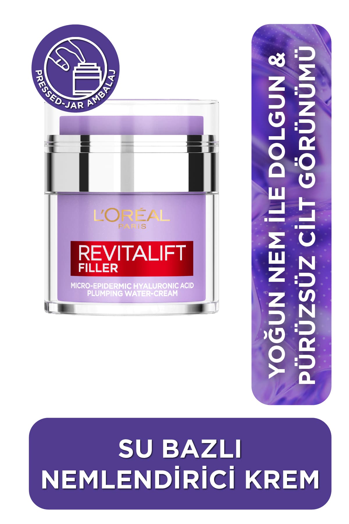 کرم مرطوبکننده صورت L'Oreal Paris Revitalift Filler حجمدهنده با پایه آب 50ml کرم مرطوبکننده صورت L'Oreal Paris Revitalift Filler حجمدهنده با پایه آب 50ml