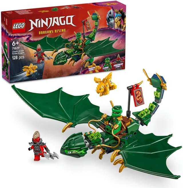 لگو 71829 NINJAGO Lloyd's Green Forest Dragon لگو 71829 NINJAGO Lloyd's Green Forest Dragon