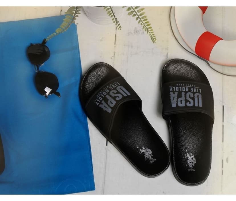 دمپایی مردانه U.S. Polo Assn. 3M Gusty 3Fx سیاه مدل 101369444 دمپایی مردانه U.S. Polo Assn. 3M Gusty 3Fx سیاه مدل 101369444