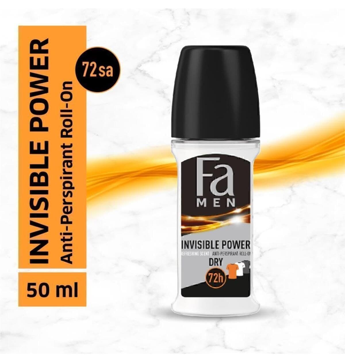دئودورانت مردانه Fa رولآن 48 ساعته Invisible Power 50 ml 3 عددی دئودورانت مردانه Fa رولآن 48 ساعته Invisible Power 50 ml 3 عددی