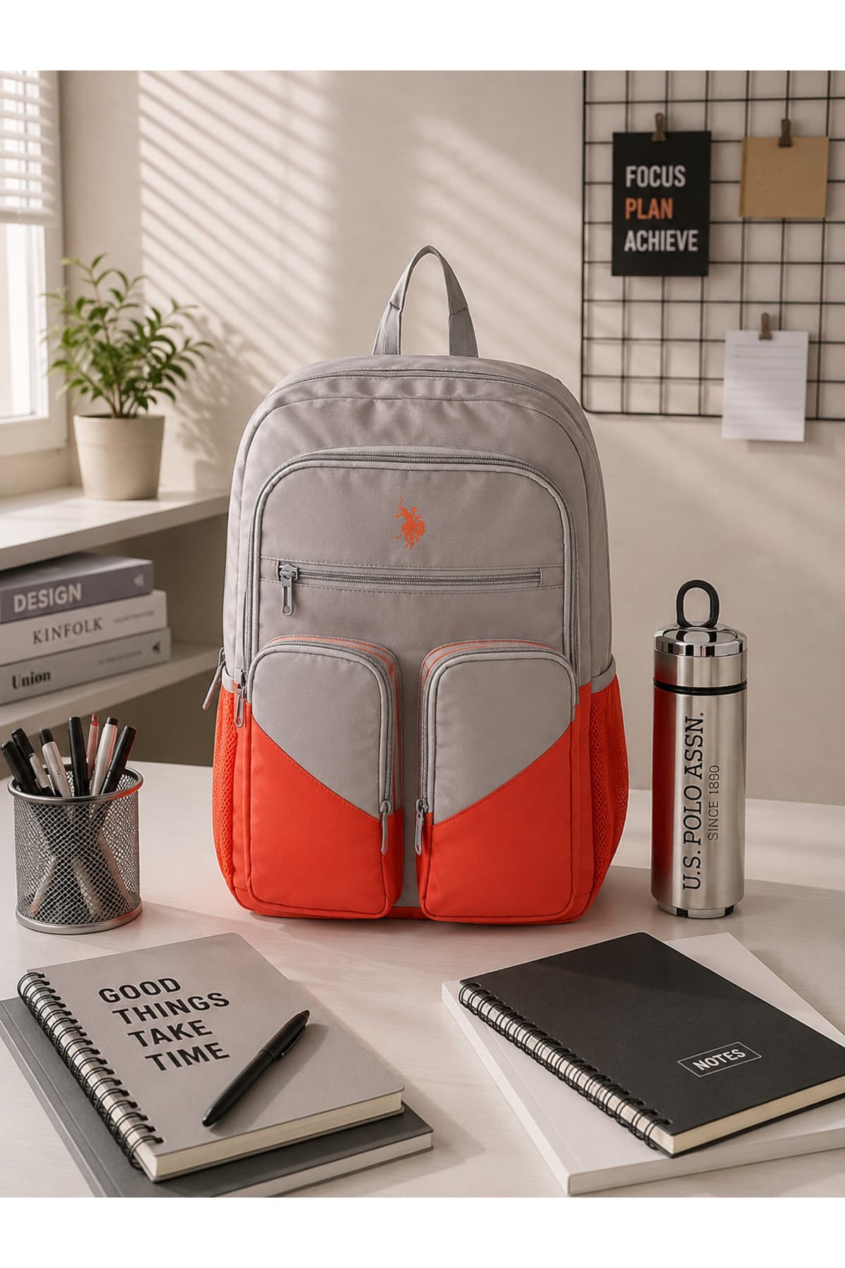ست کیف مدرسه یونیسکس U.S. Polo Assn. مدل PLSET2410125020 ست کیف مدرسه یونیسکس U.S. Polo Assn. مدل PLSET2410125020