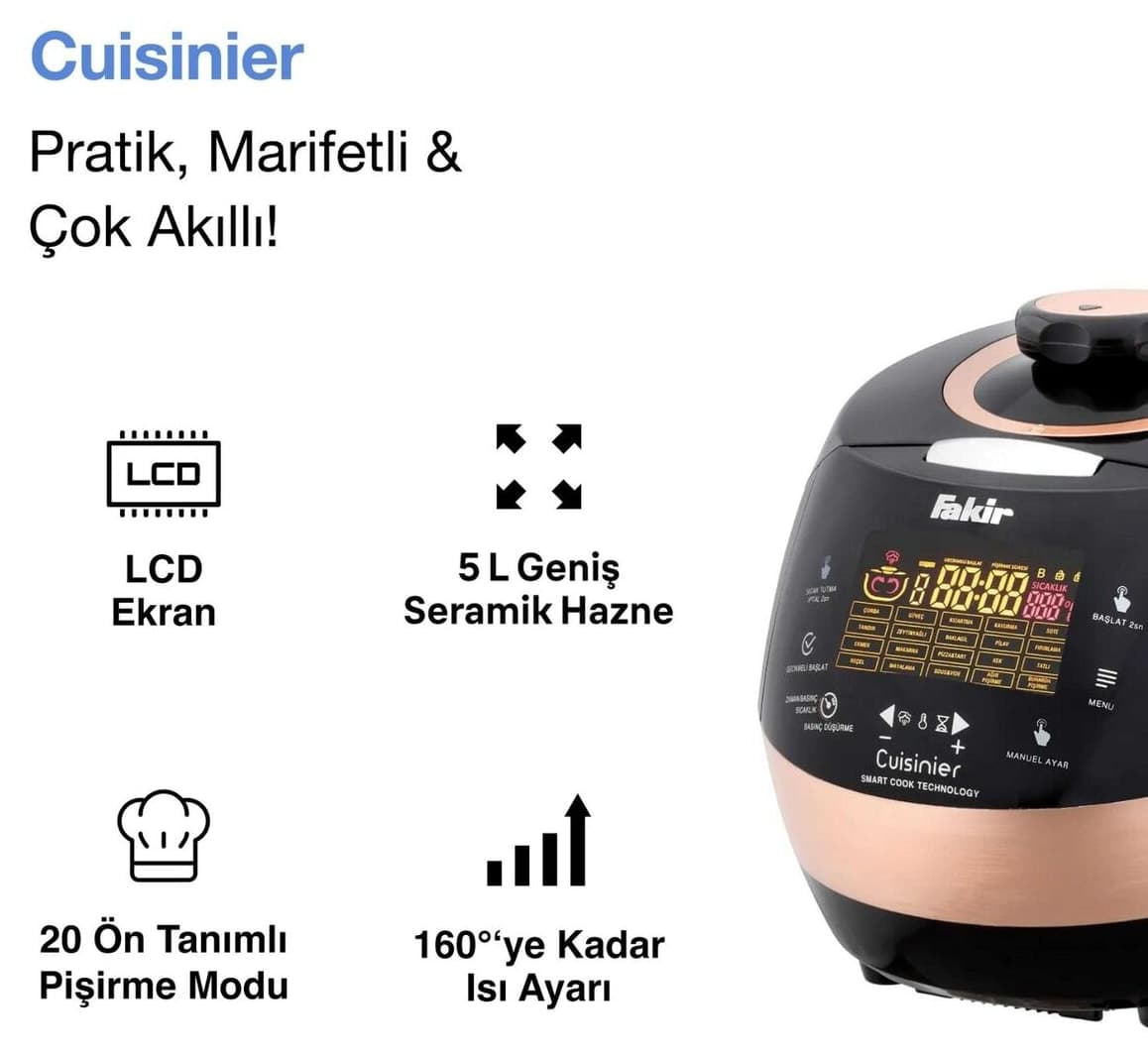 زودپز چندبرنامهای Fakir Cuisinier زودپز چندبرنامهای Fakir Cuisinier