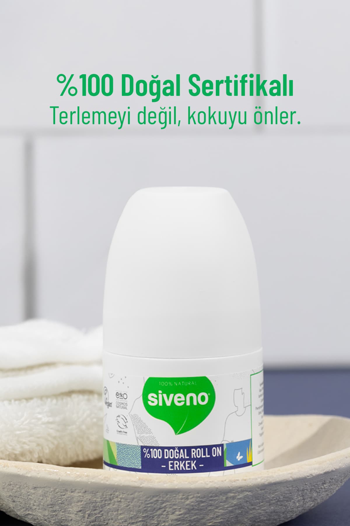دئودورانت رولآن مردانه Siveno کاملاً طبیعی گیاهی ضد بوی عرق بدون ایجاد لکه وگان 50 ml دئودورانت رولآن مردانه Siveno کاملاً طبیعی گیاهی ضد بوی عرق بدون ایجاد لکه وگان 50 ml