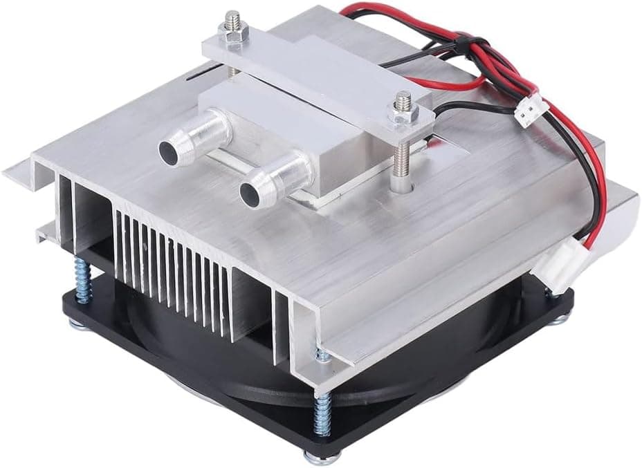 سیستم خنککننده آب ترموالکتریک پلتیر Alkatronik مدل TEC1-12706، 50W، 12V DC، فلزی/پلاستیکی، مشکی/نقرهای سیستم خنککننده آب ترموالکتریک پلتیر Alkatronik مدل TEC1-12706، 50W، 12V DC، فلزی/پلاستیکی، مشکی/نقرهای