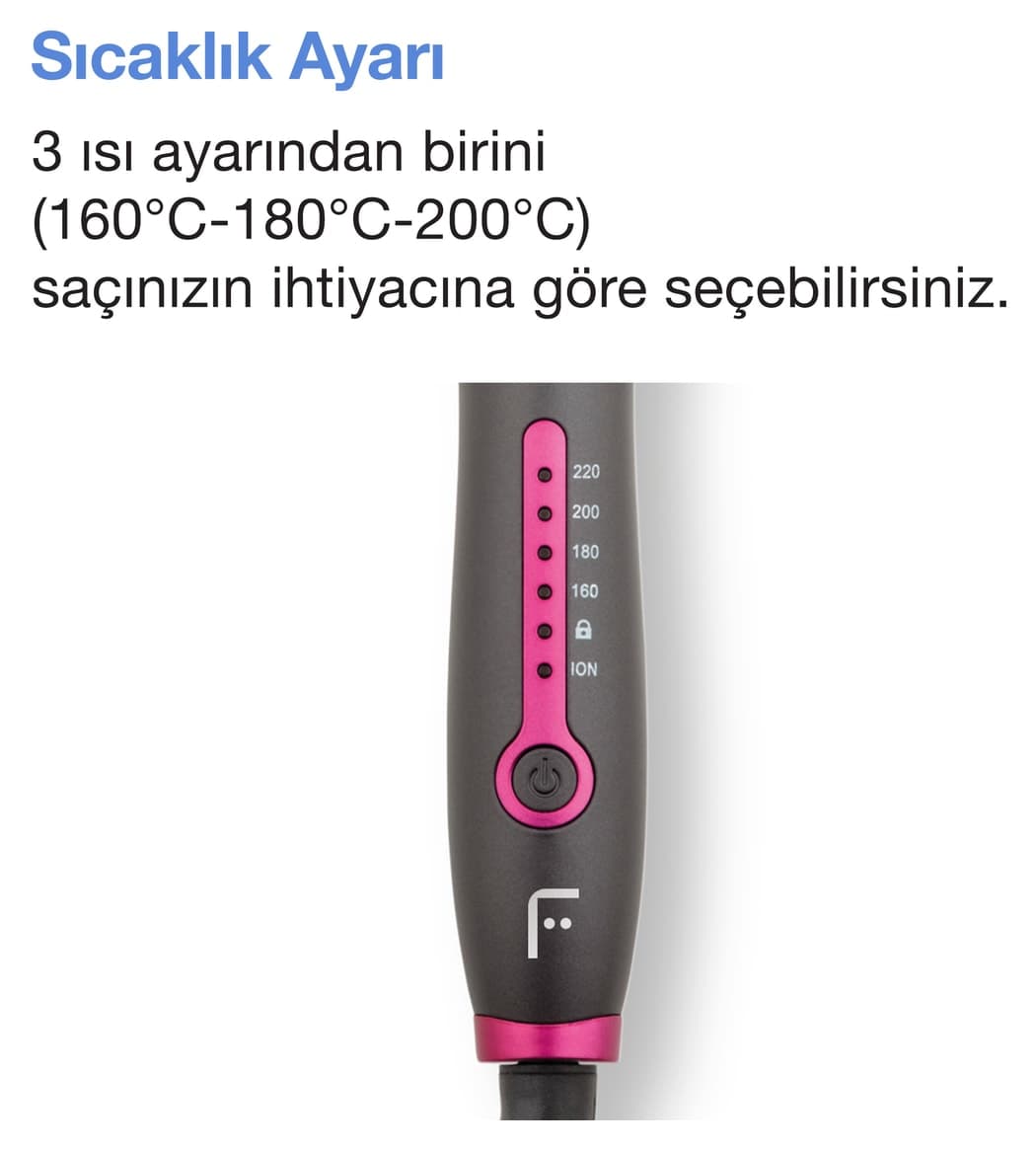 برس صافکننده مو Fakir İllusion Effect یونیدار صفحه سرامیکی مدل 220C آنتراسیت برس صافکننده مو Fakir İllusion Effect یونیدار صفحه سرامیکی مدل 220C آنتراسیت