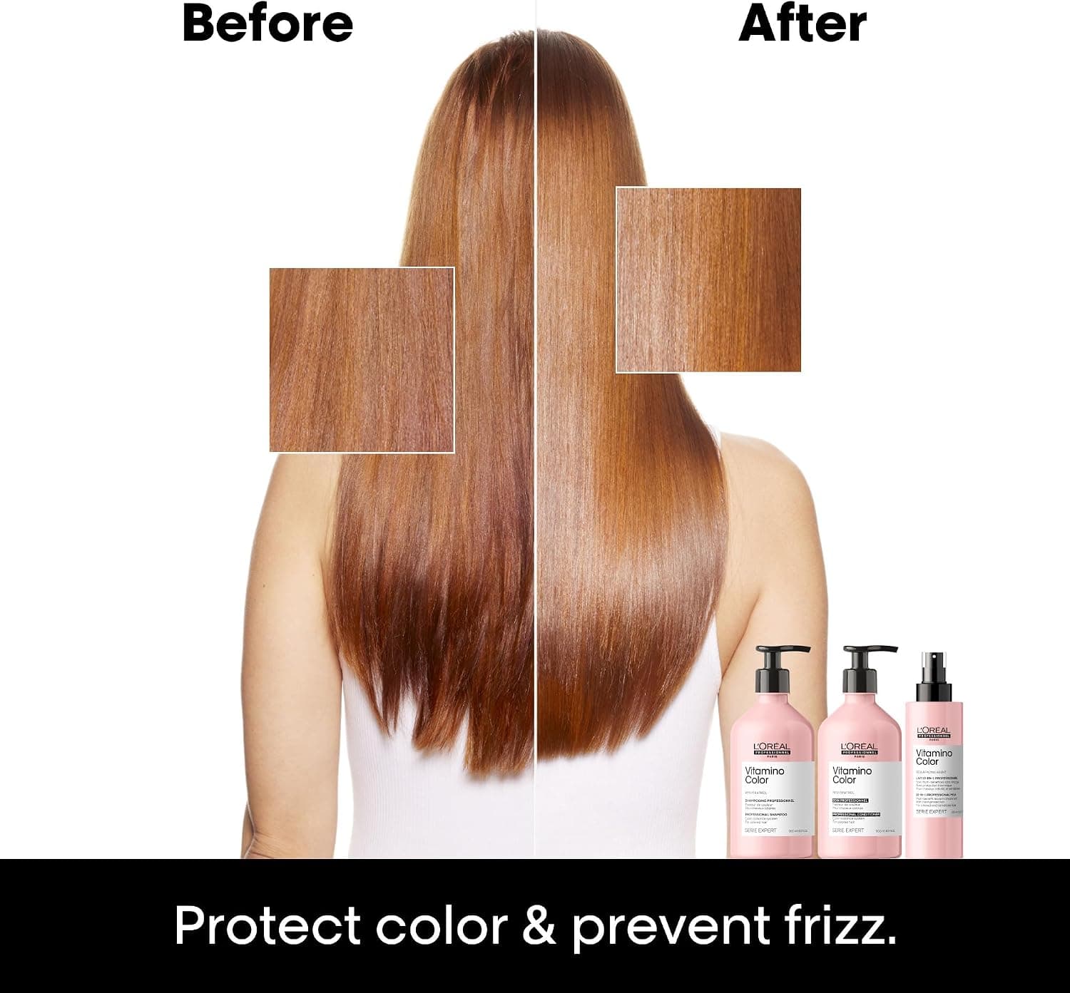 اسپری مراقبت مو برای موهای رنگشده L'Oréal Professionnel Paris Serie Expert Vitamino Color با ۱۰ اثر 190ml اسپری مراقبت مو برای موهای رنگشده L'Oréal Professionnel Paris Serie Expert Vitamino Color با ۱۰ اثر 190ml