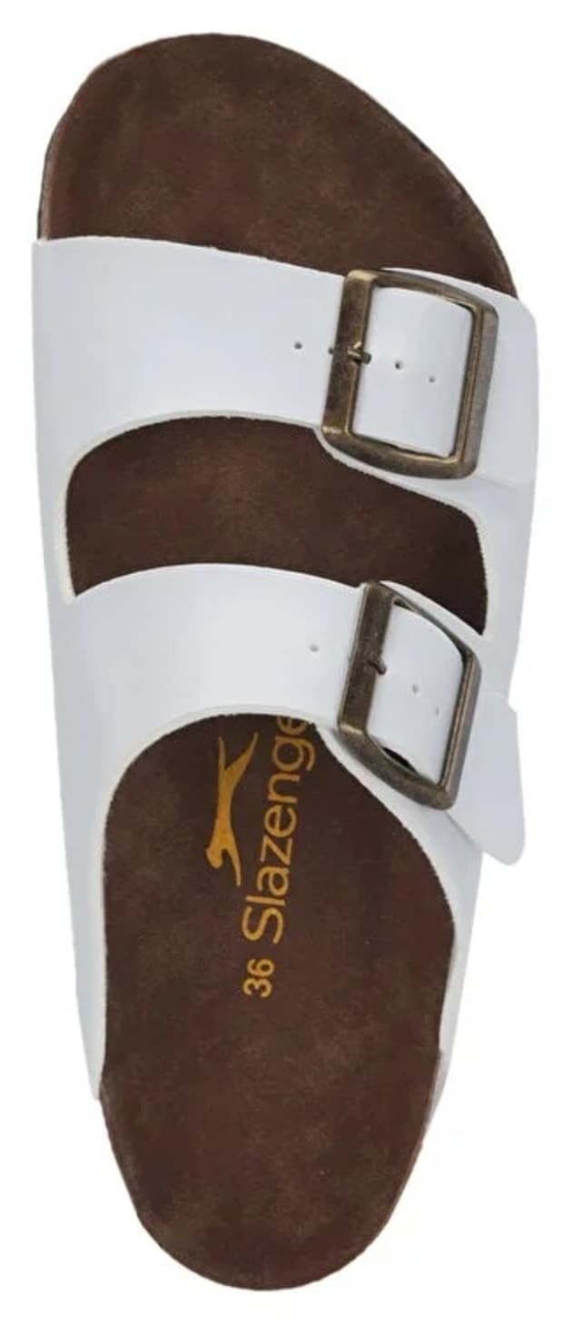 دمپایی یونیسکس Slazenger سفید با دو توکا روزمره مدل Lens Arizona Style دمپایی یونیسکس Slazenger سفید با دو توکا روزمره مدل Lens Arizona Style