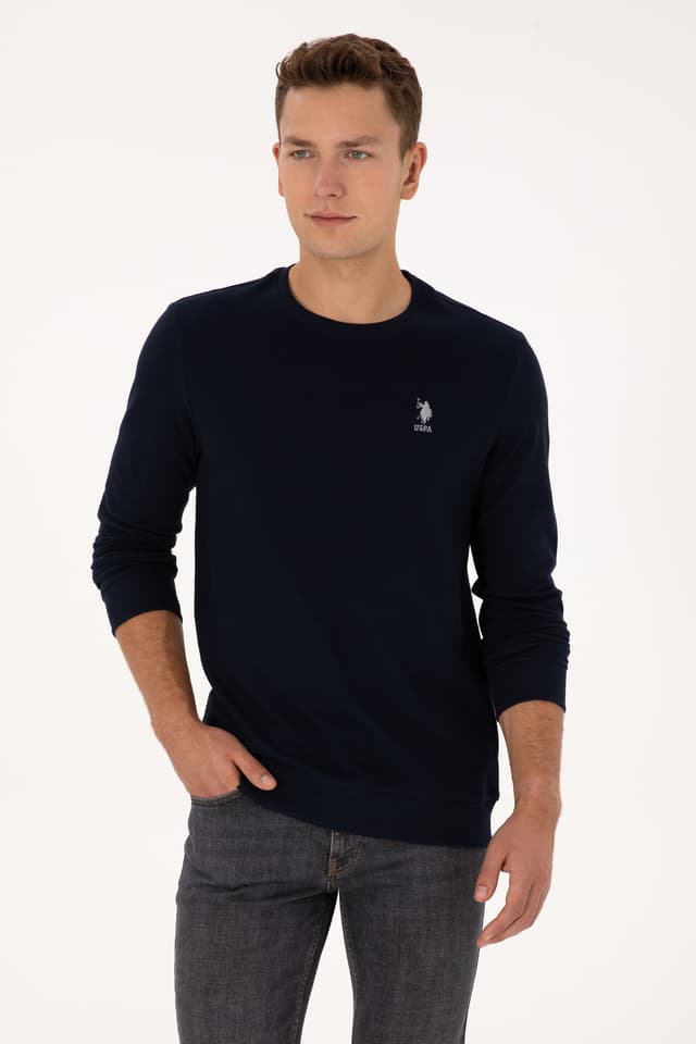 سوئیشرت مردانه U.S. Polo Assn. یقه گرد فیت معمولی سرمهای مدل 50310310-VR033 سوئیشرت مردانه U.S. Polo Assn. یقه گرد فیت معمولی سرمهای مدل 50310310-VR033