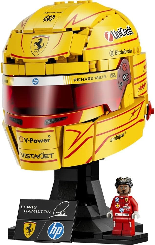 لگو Editions Scuderia Ferrari HP Lewis Hamilton کلاه ایمنی مدل 43022 لگو Editions Scuderia Ferrari HP Lewis Hamilton کلاه ایمنی مدل 43022