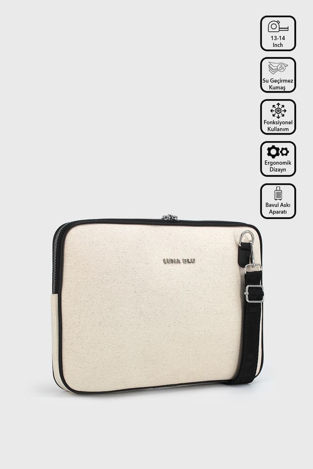 کیف لپتاپ Macbook Air-Pro 13-14" LUNABLU پارچه ضدآب با بند رودوشی کیف لپتاپ Macbook Air-Pro 13-14" LUNABLU پارچه ضدآب با بند رودوشی