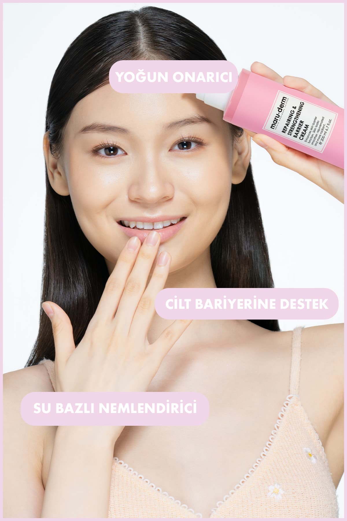 کرم مراقبت از پوست Maru.Derm ترمیمکننده و تقویتکننده سد دفاعی حاوی پانتنول و سرامید 200 ML کرم مراقبت از پوست Maru.Derm ترمیمکننده و تقویتکننده سد دفاعی حاوی پانتنول و سرامید 200 ML