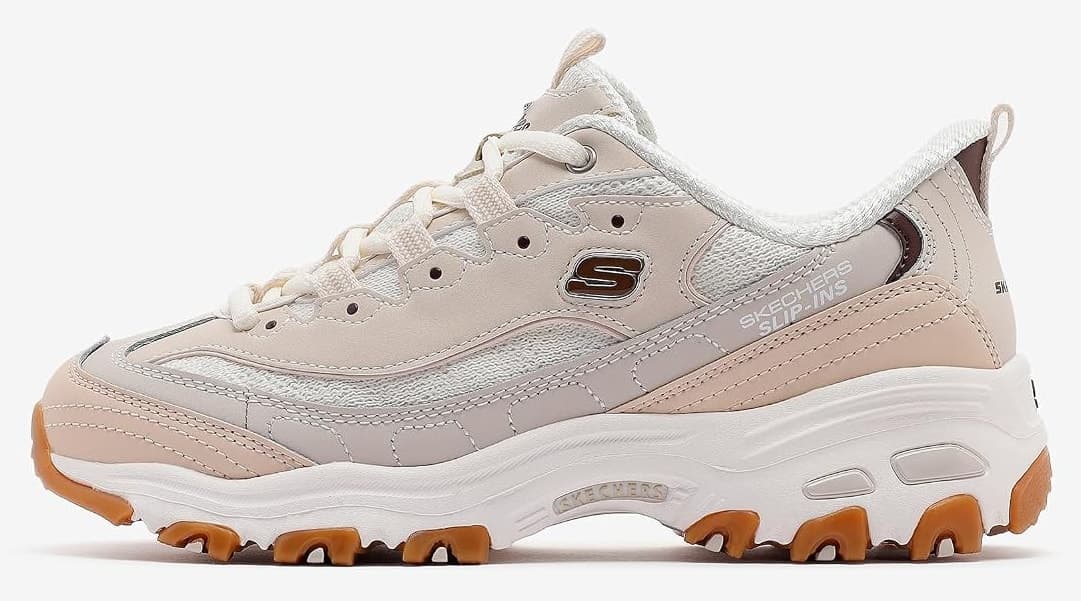 کفش ورزشی پسرانه Skechers D'LITES SMOOTH NOSTALGIA بژ کفش ورزشی پسرانه Skechers D'LITES SMOOTH NOSTALGIA بژ