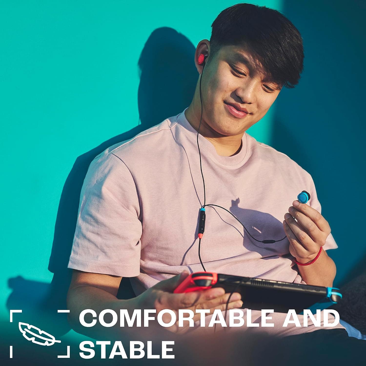 هدفون گیمینگ سیمی Nintendo JBL مشکی مدل Quantum 50 هدفون گیمینگ سیمی Nintendo JBL مشکی مدل Quantum 50