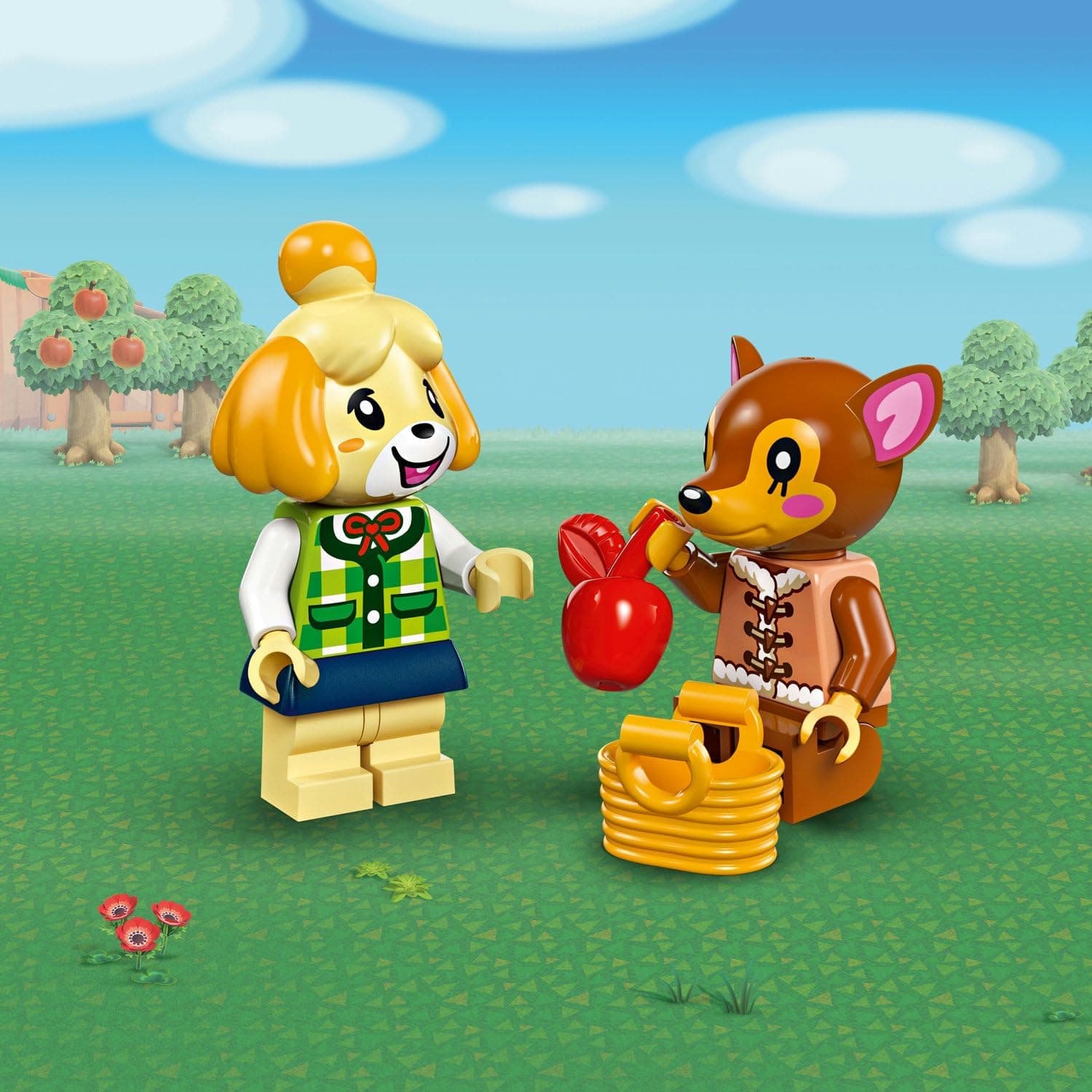لگو Animal Crossing Isabelle کودکان بازدید از خانه مدل 77049 لگو Animal Crossing Isabelle کودکان بازدید از خانه مدل 77049