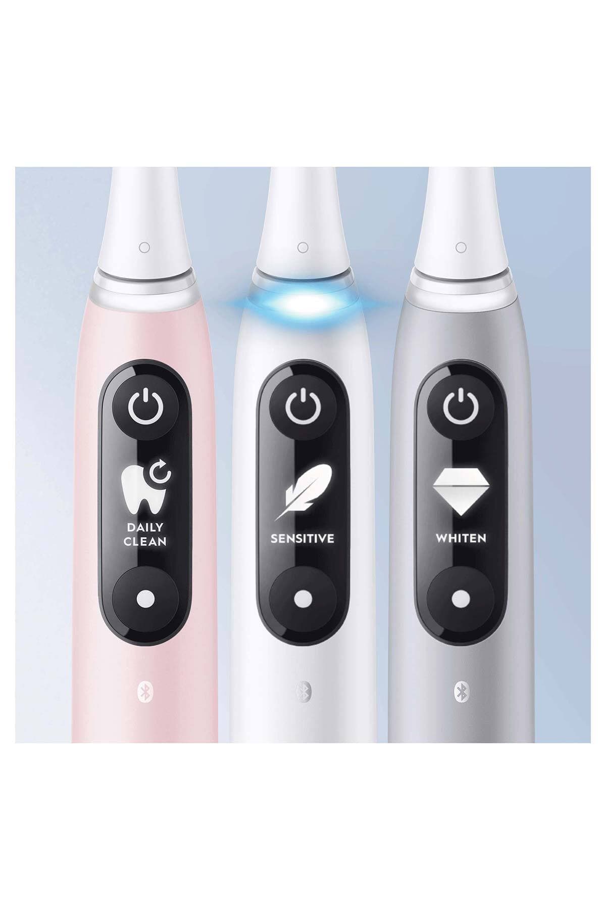 مسواک برقی شارژی Oral-B سفید مدل iO - 6 مسواک برقی شارژی Oral-B سفید مدل iO - 6