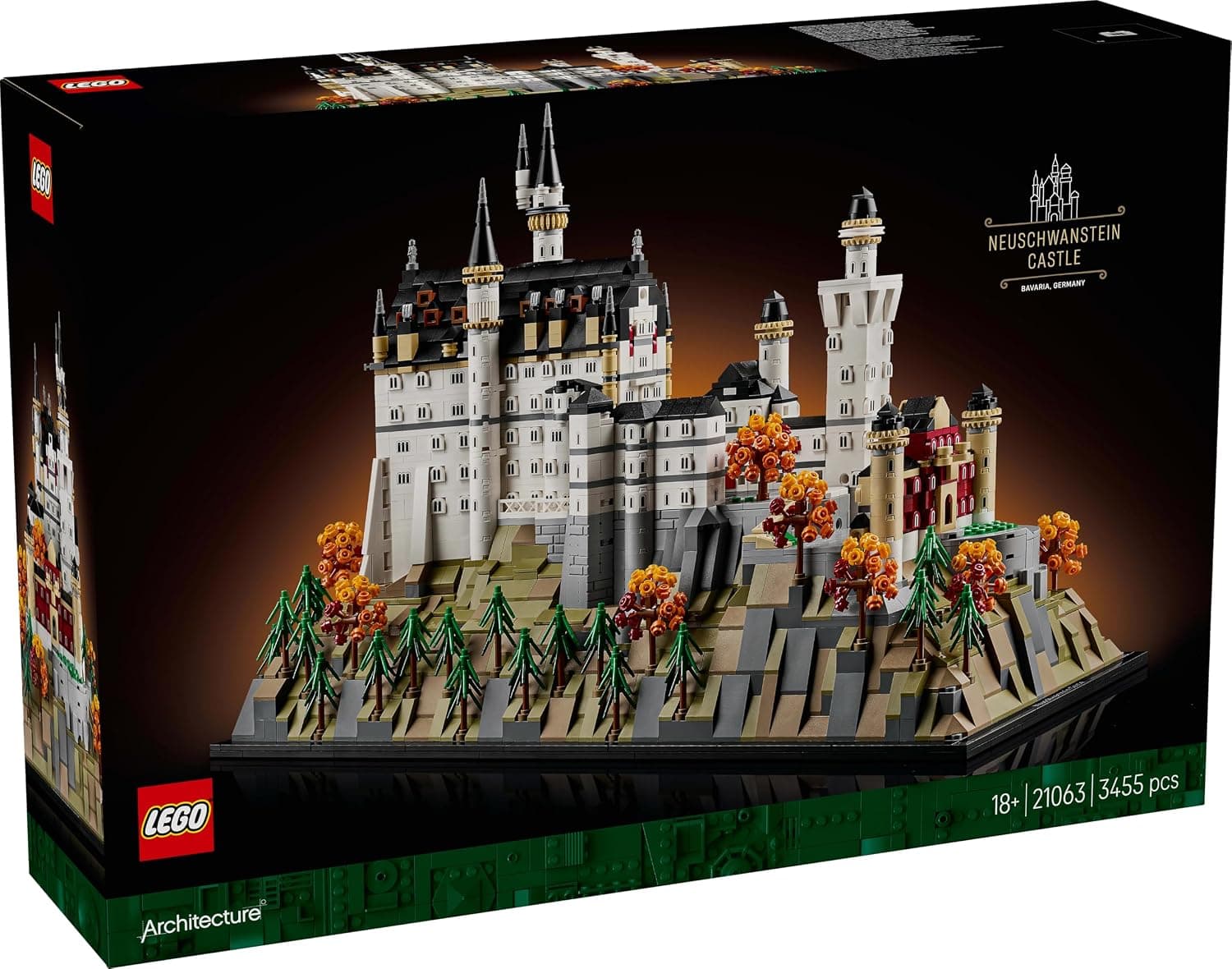 لگو Architecture قلعه Neuschwanstein مدل 21063 لگو Architecture قلعه Neuschwanstein مدل 21063