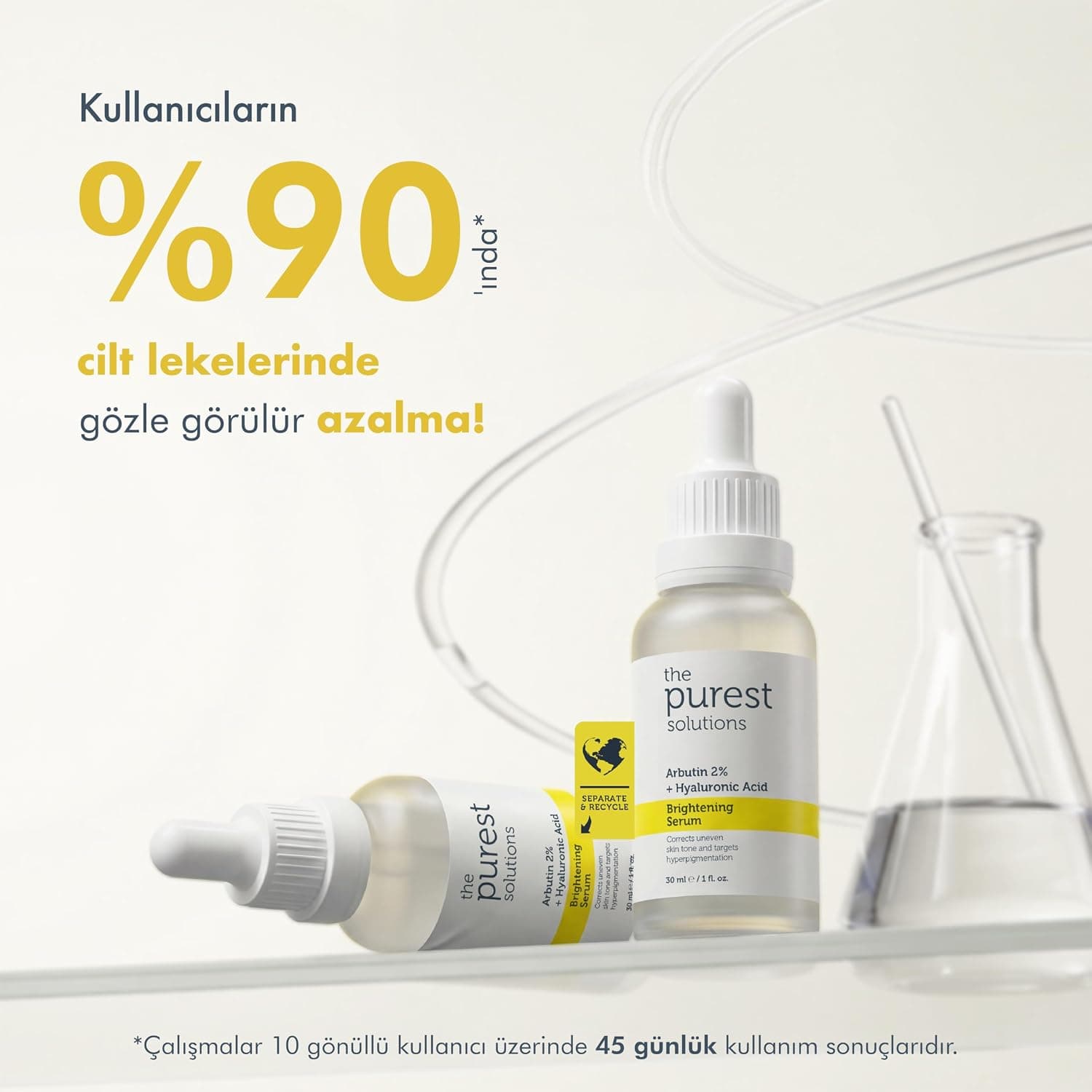 سرم ضد لک پوست The Purest Solutions با آربوتین 2% و هیالورونیک اسید 30 ml سرم ضد لک پوست The Purest Solutions با آربوتین 2% و هیالورونیک اسید 30 ml