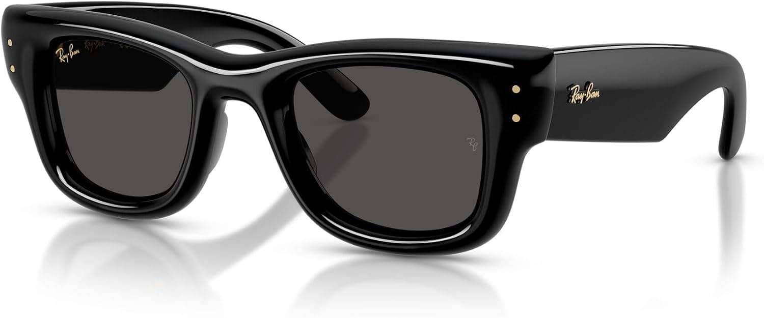 عینک آفتابی مربعی Ray-Ban از مجموعه Wayfarer Puffer Blacked Out A$AP Rocky مدل Rb4940 عینک آفتابی مربعی Ray-Ban از مجموعه Wayfarer Puffer Blacked Out A$AP Rocky مدل Rb4940