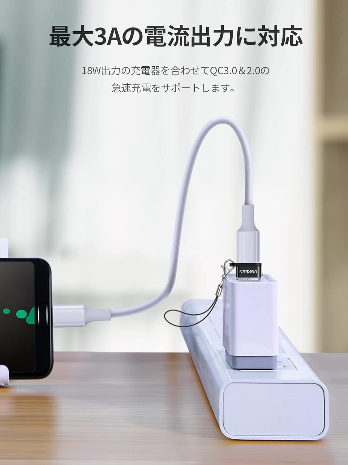 مبدل UGREEN از USB-A نر به USB Type-C ماده مبدل UGREEN از USB-A نر به USB Type-C ماده