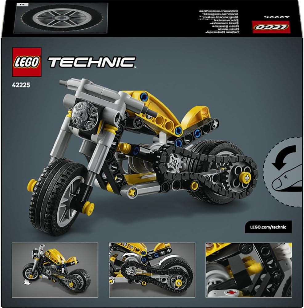 لگو موتورسیکلت اسباببازی Technic زرد مدل 42225 لگو موتورسیکلت اسباببازی Technic زرد مدل 42225
