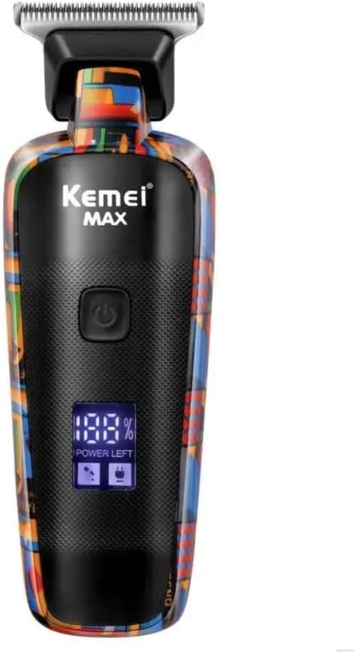 ماشین اصلاح موی سر و صورت مردانه KEMEI بیسیم و شارژی با نمایشگر LCD مدل KM-MAX5090 ماشین اصلاح موی سر و صورت مردانه KEMEI بیسیم و شارژی با نمایشگر LCD مدل KM-MAX5090